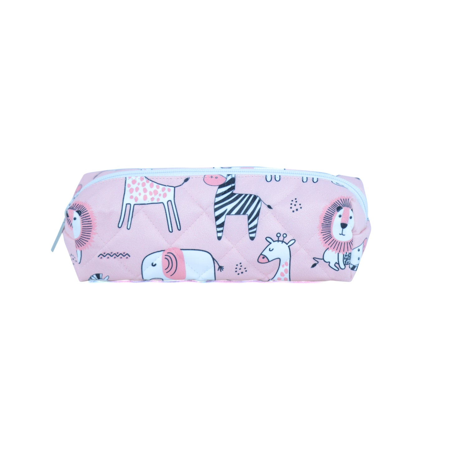 Pink Jungle Safari Pencil Pouch