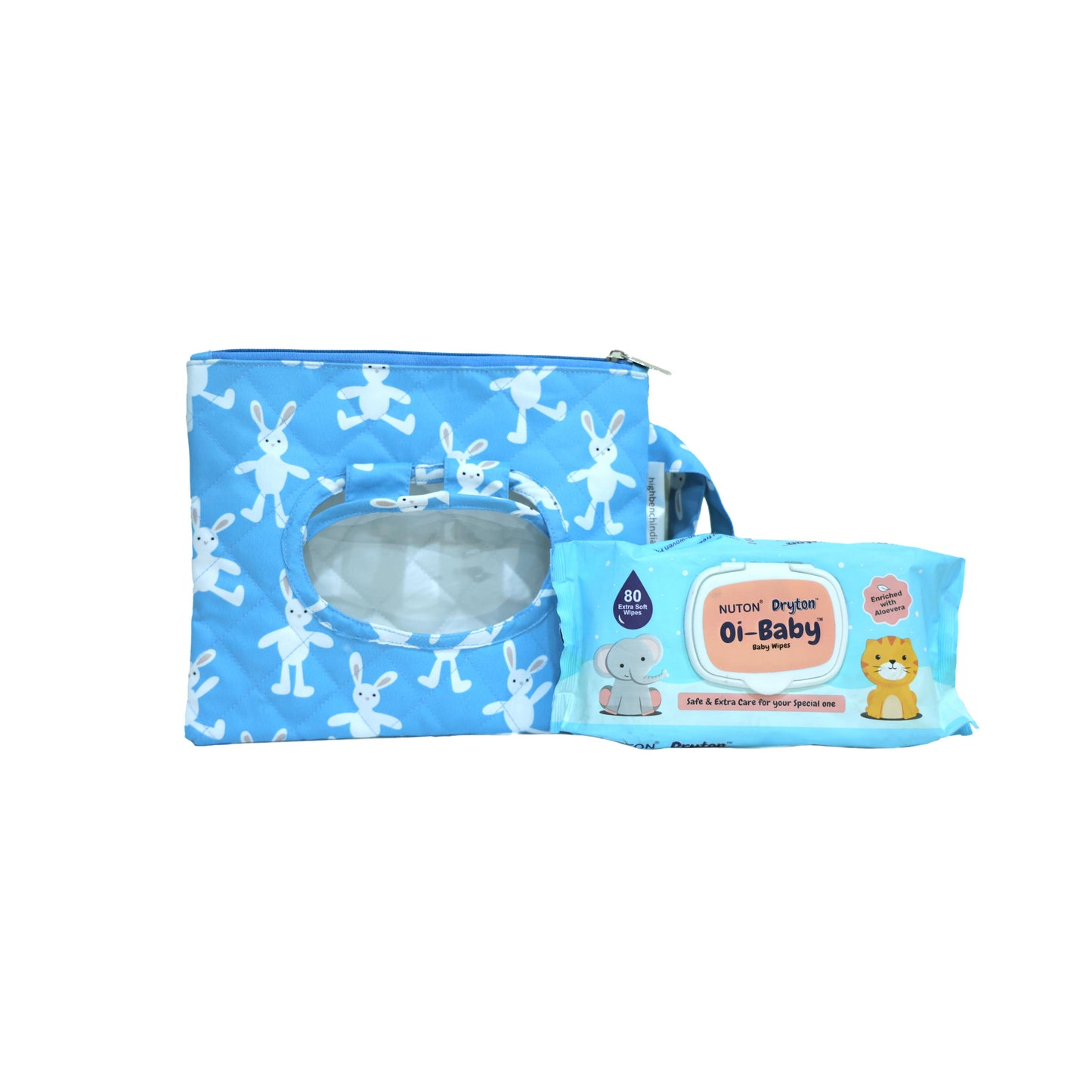 Bunny Print Wet Wipes Cover
