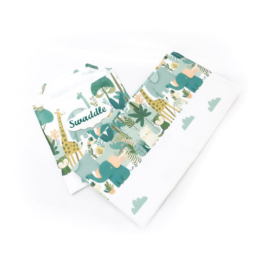 Animal Print Swaddle Sheet