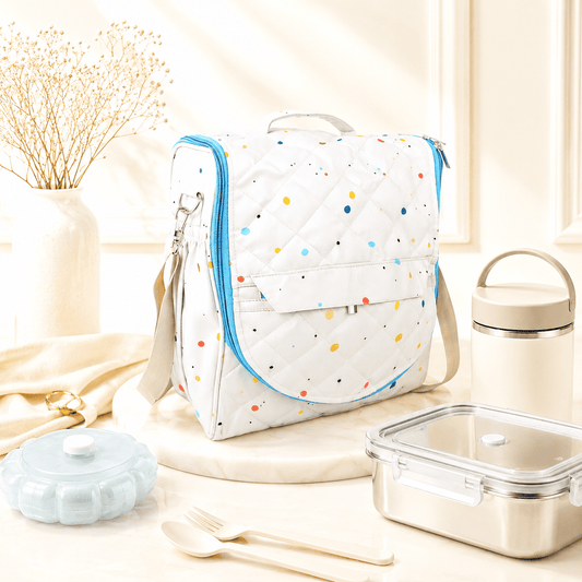 Colorful Polka kids Lunch Bag