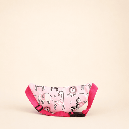 Personalized Pink Jungle Planet Fanny Bag