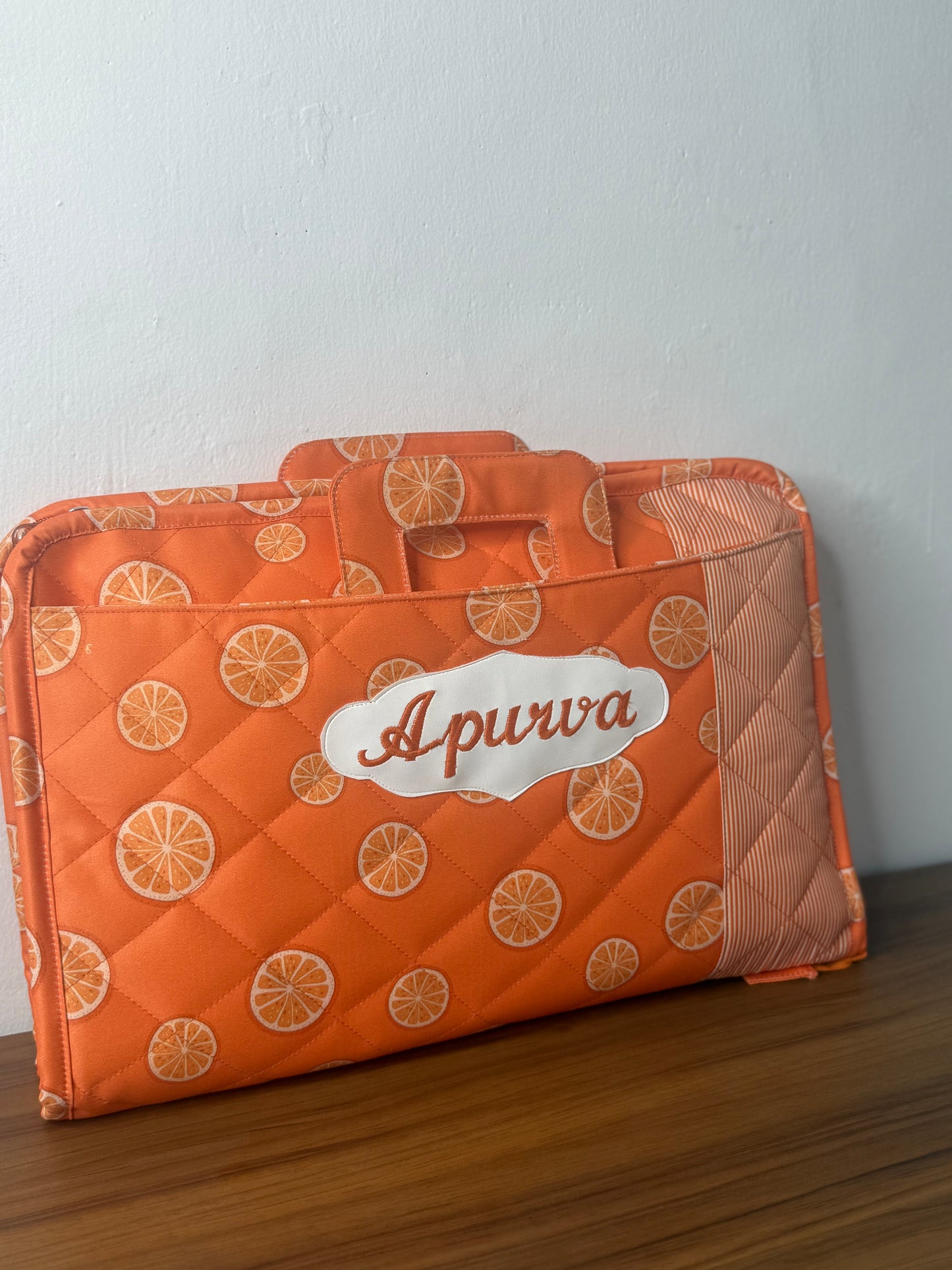 Orange Laptop sleeve bag