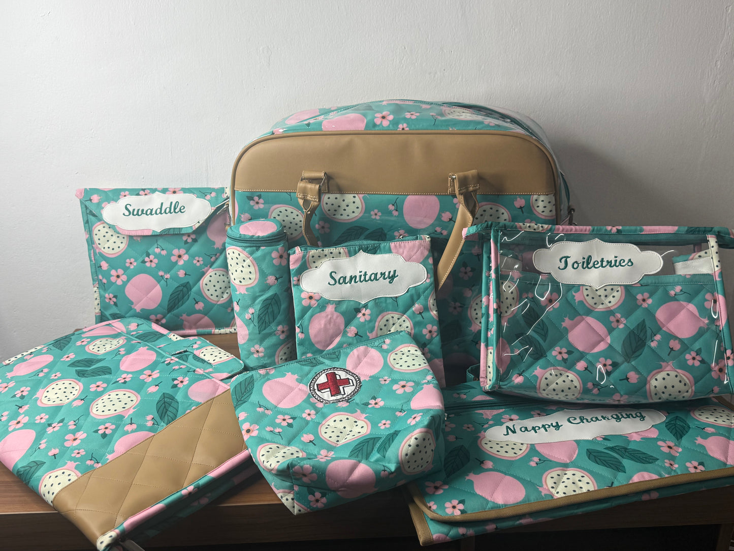 Fruits Print Mommy Bag