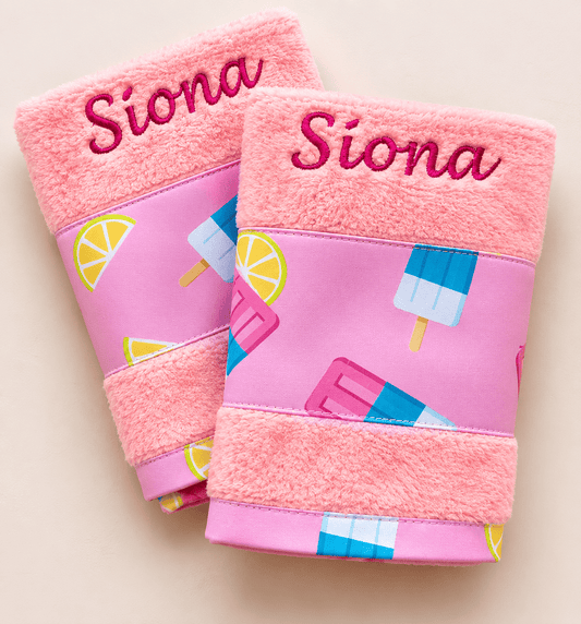 Personalised kids Icecream Lemon Bath Set
