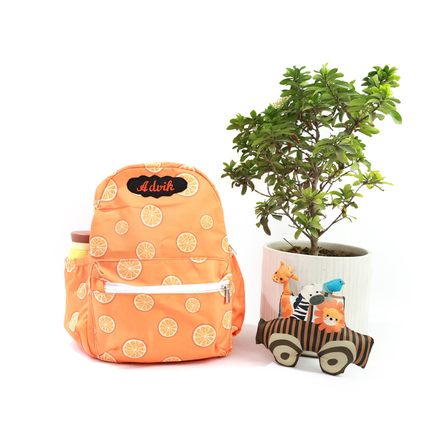 Orange School Bag