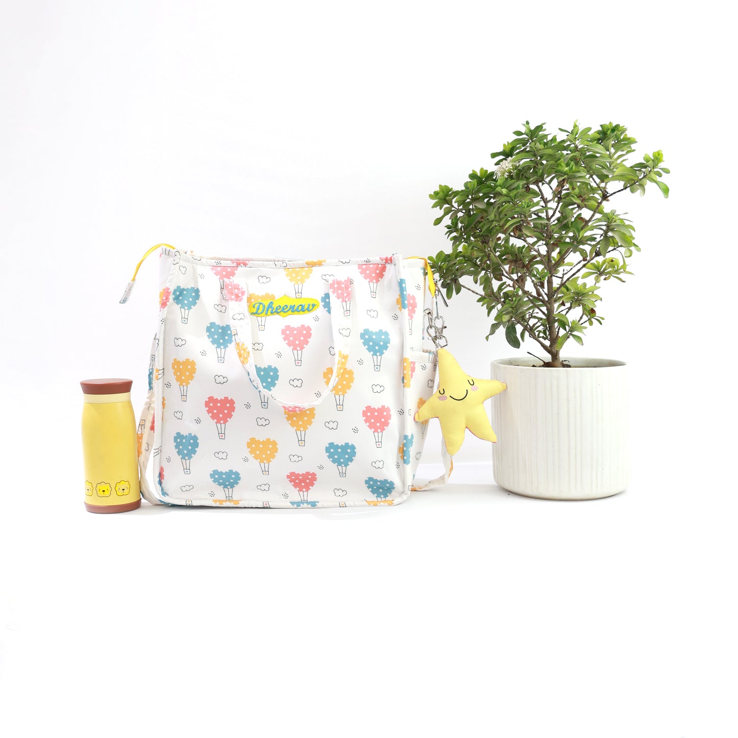 Heart Parachute Tote bag