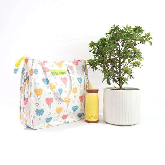 Heart Parachute Tote bag