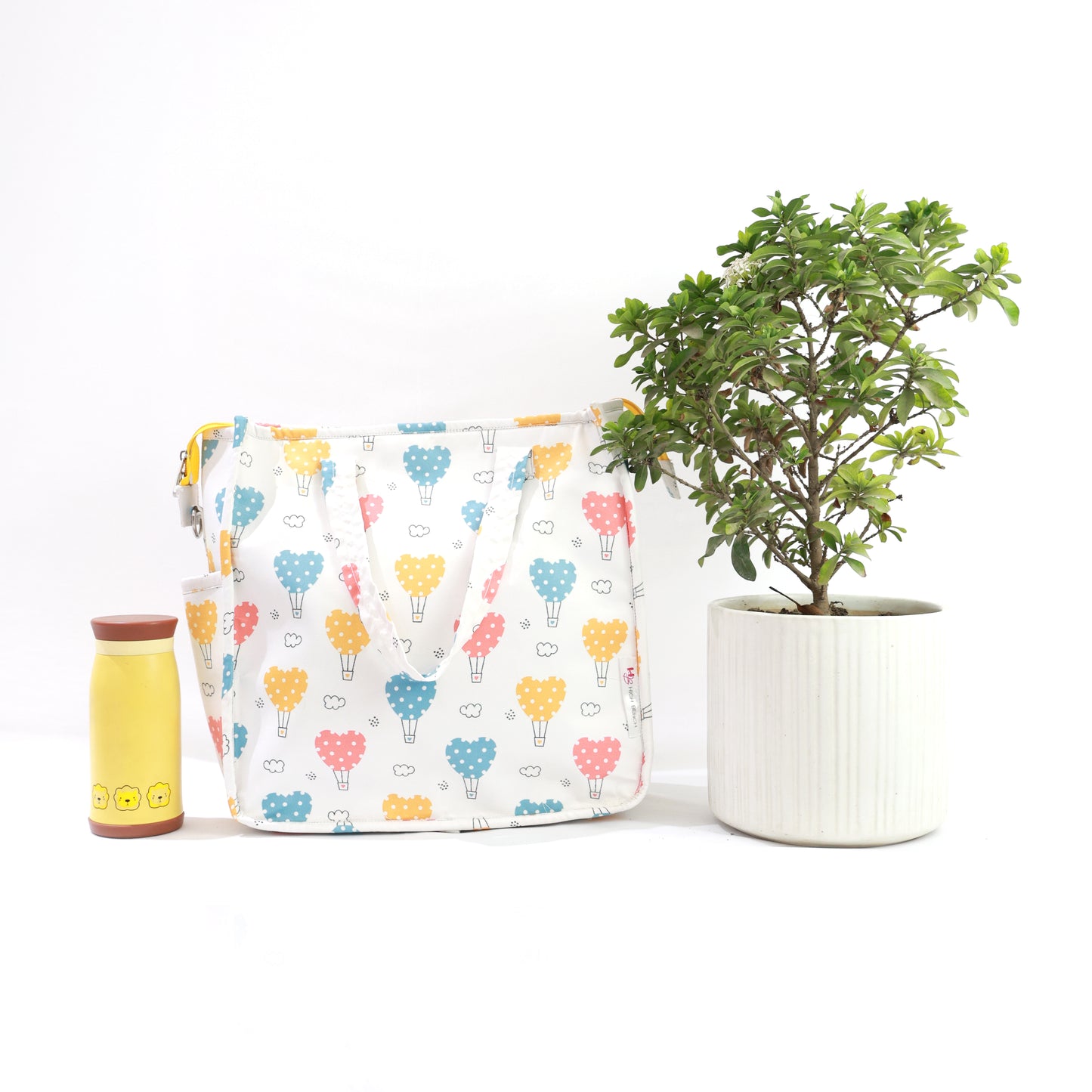 Heart Parachute Tote bag