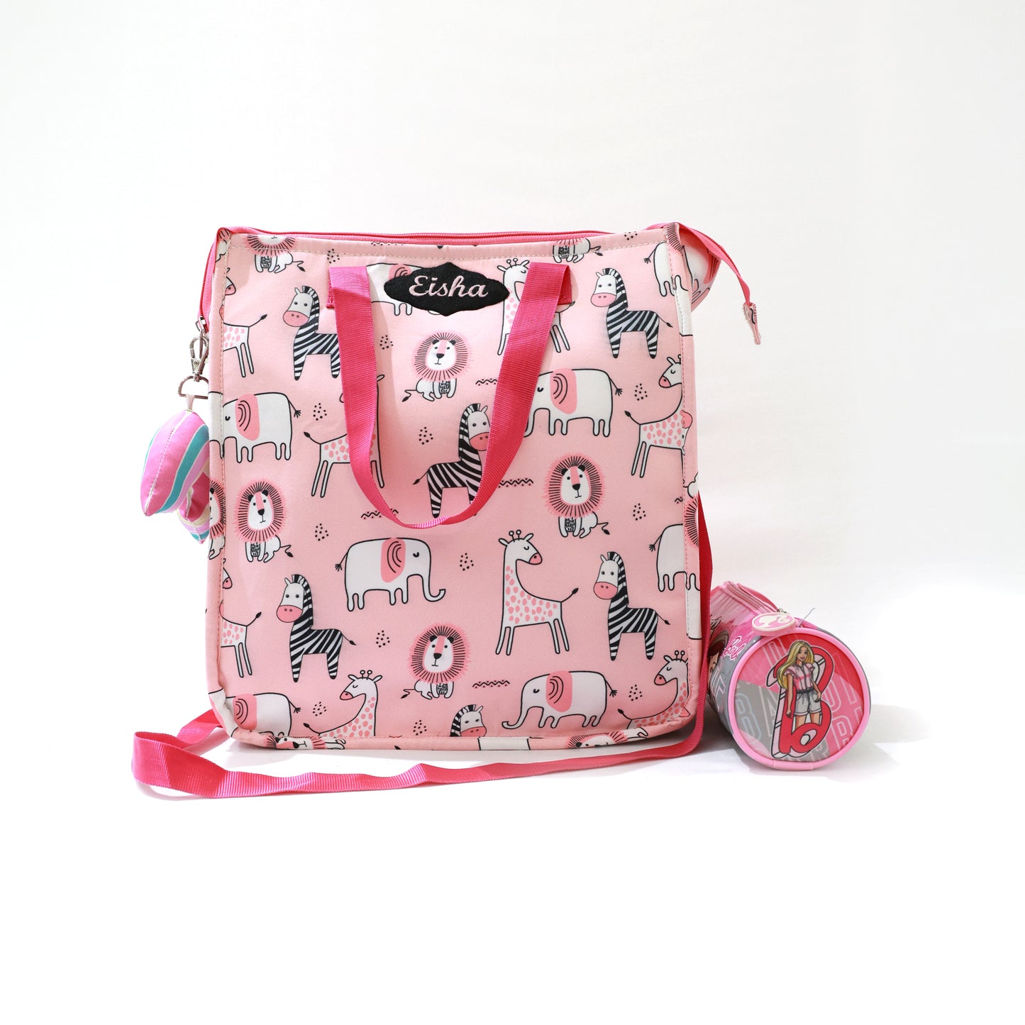 Pink Jungle Safari Tote bag