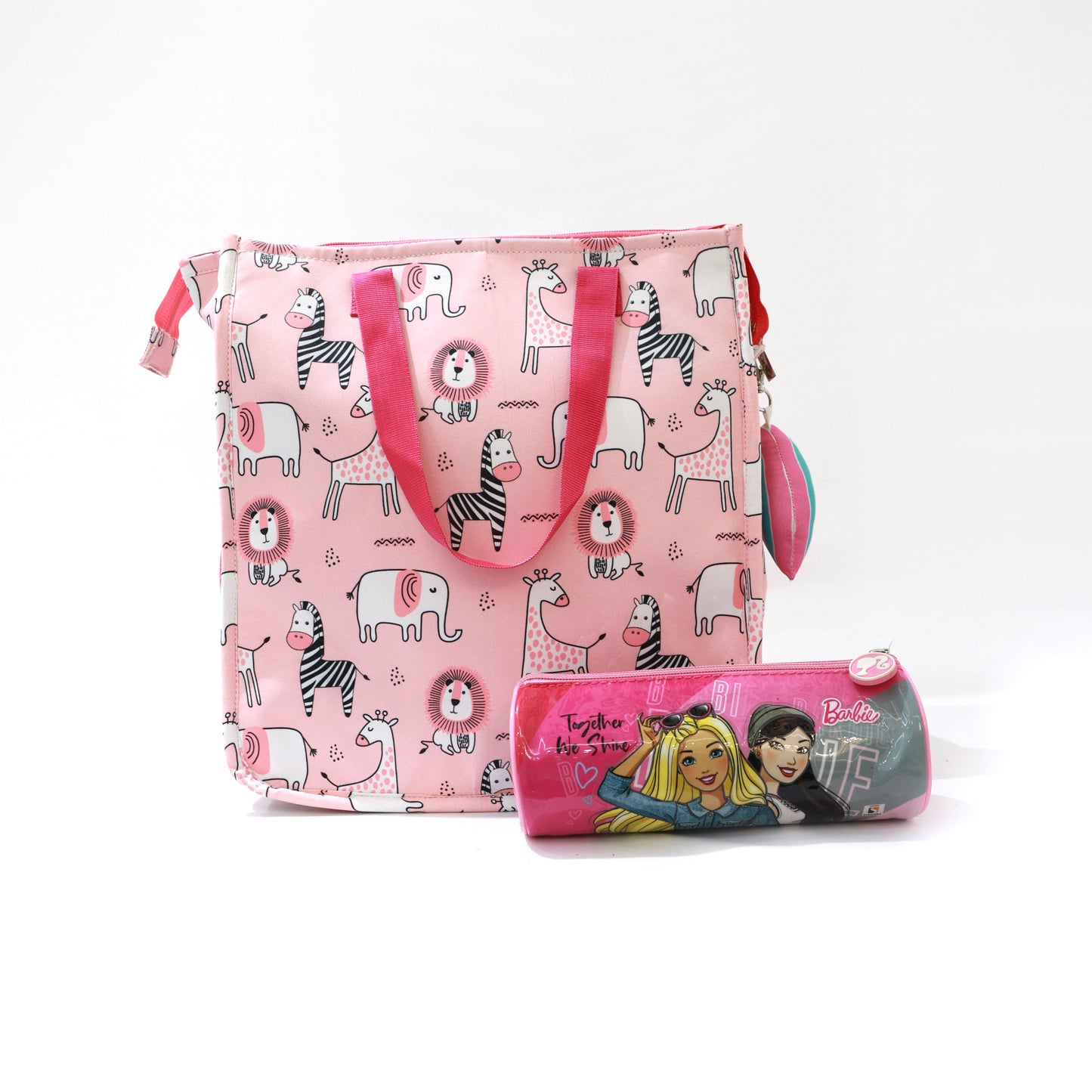 Pink Jungle Safari Tote bag