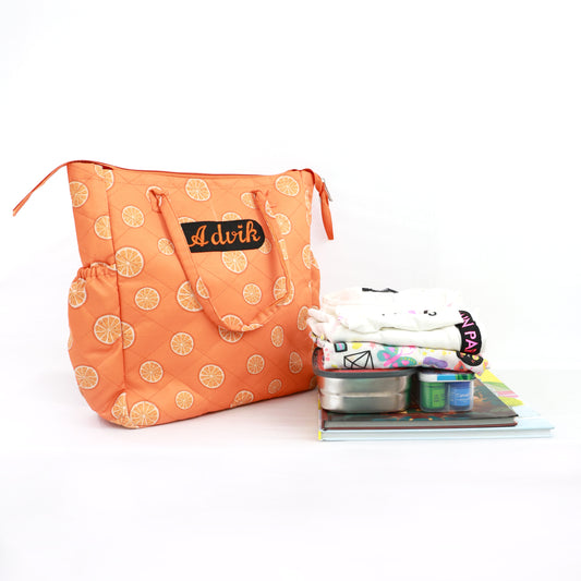 Orange Tote bag