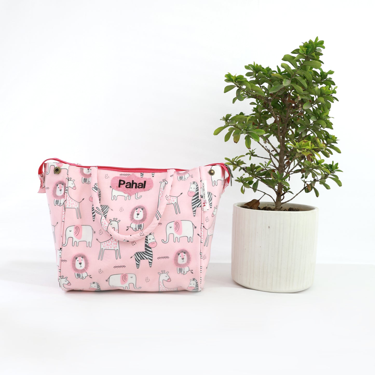 Pink Jungle Safari Tote bag-2