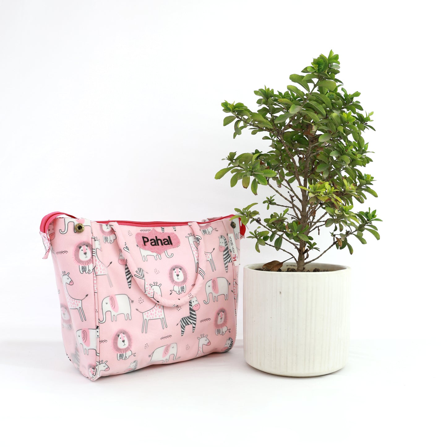 Pink Jungle Safari Tote bag-2