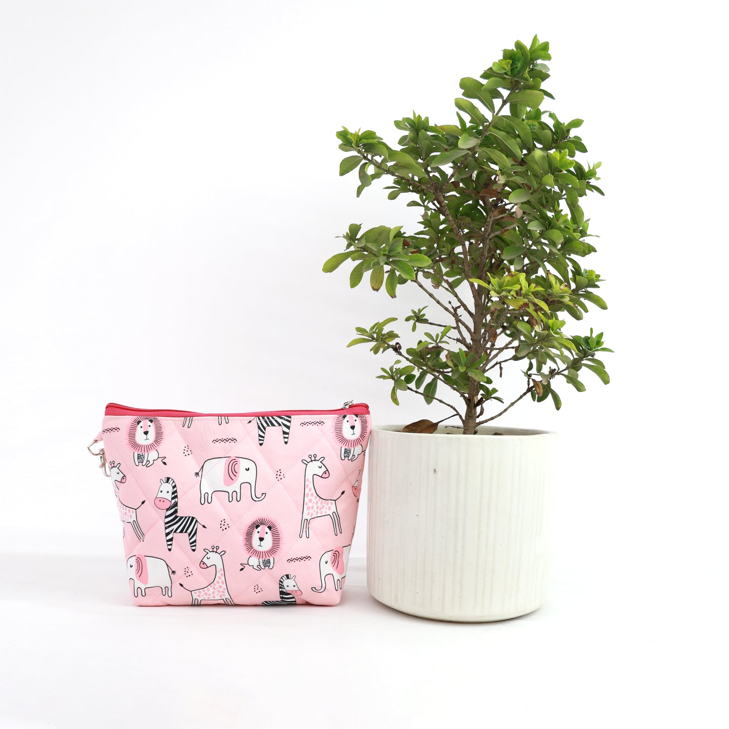 Pink Jungle Safari Toiletries Bag