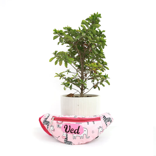 Pink Jungle Safari Fanny Bag