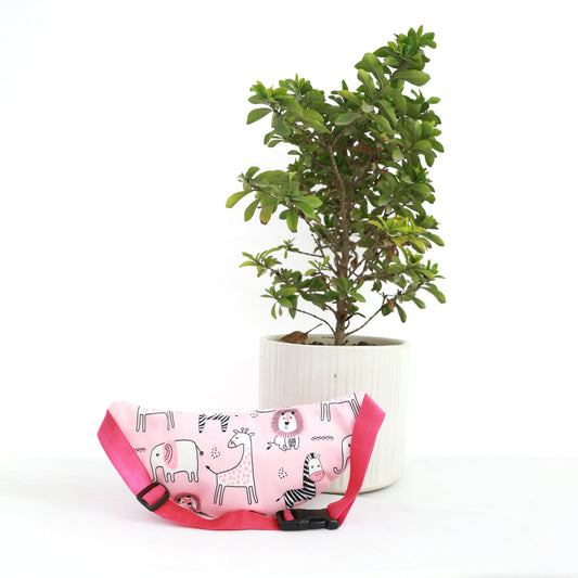 Pink Jungle Safari Fanny Bag