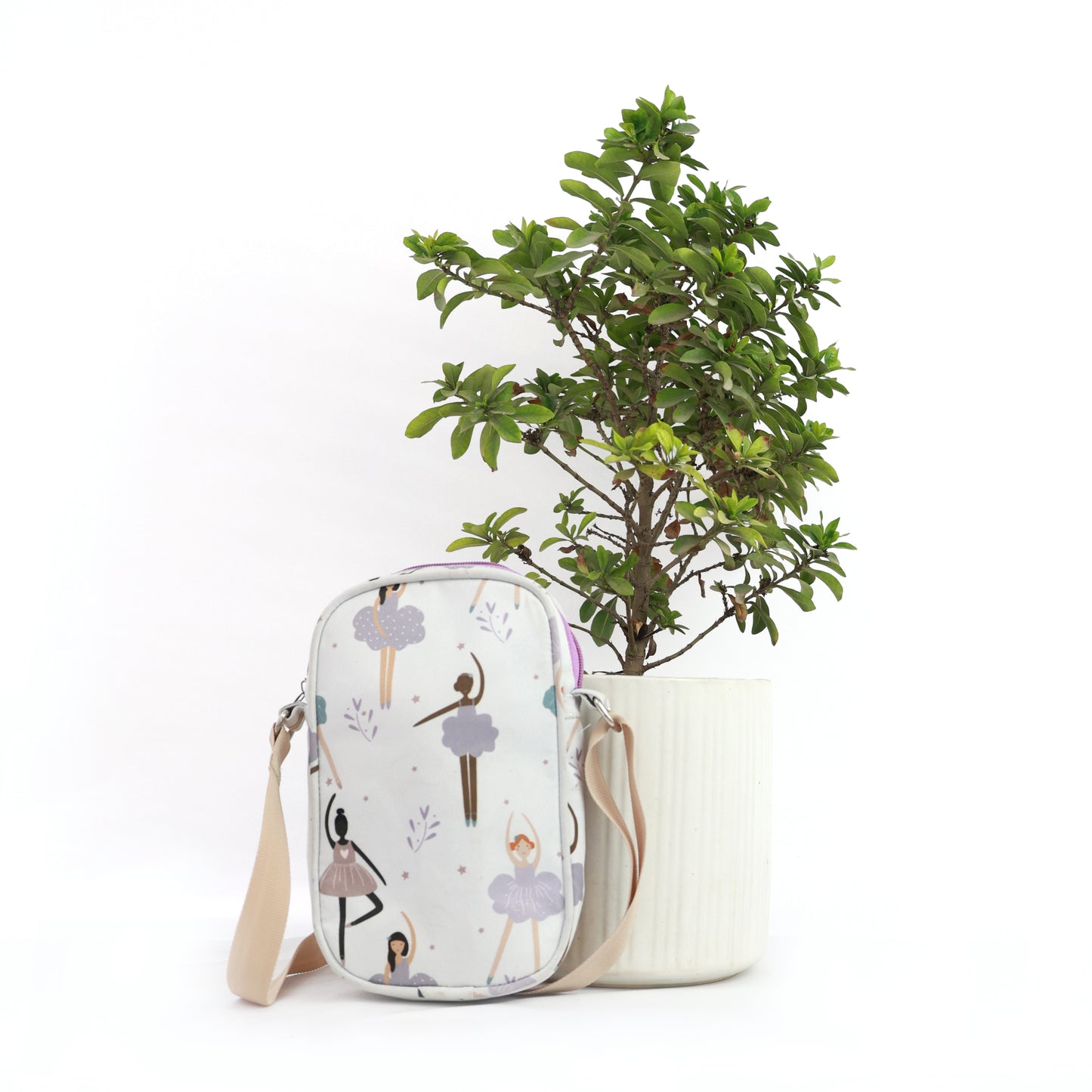 White Dancing Elsa Sling Bag