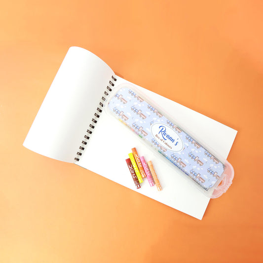 Train Crayon Color Box