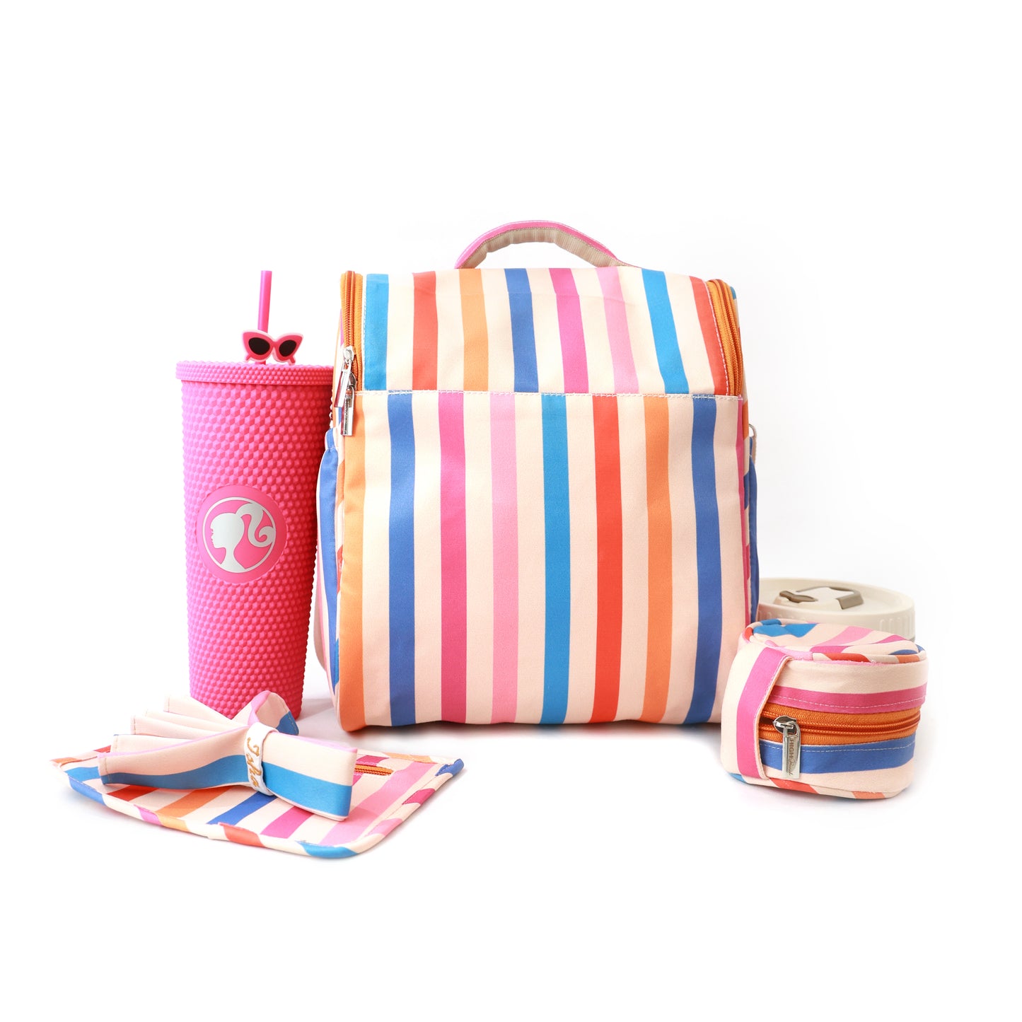 Colorful Stripes Lunch Bag