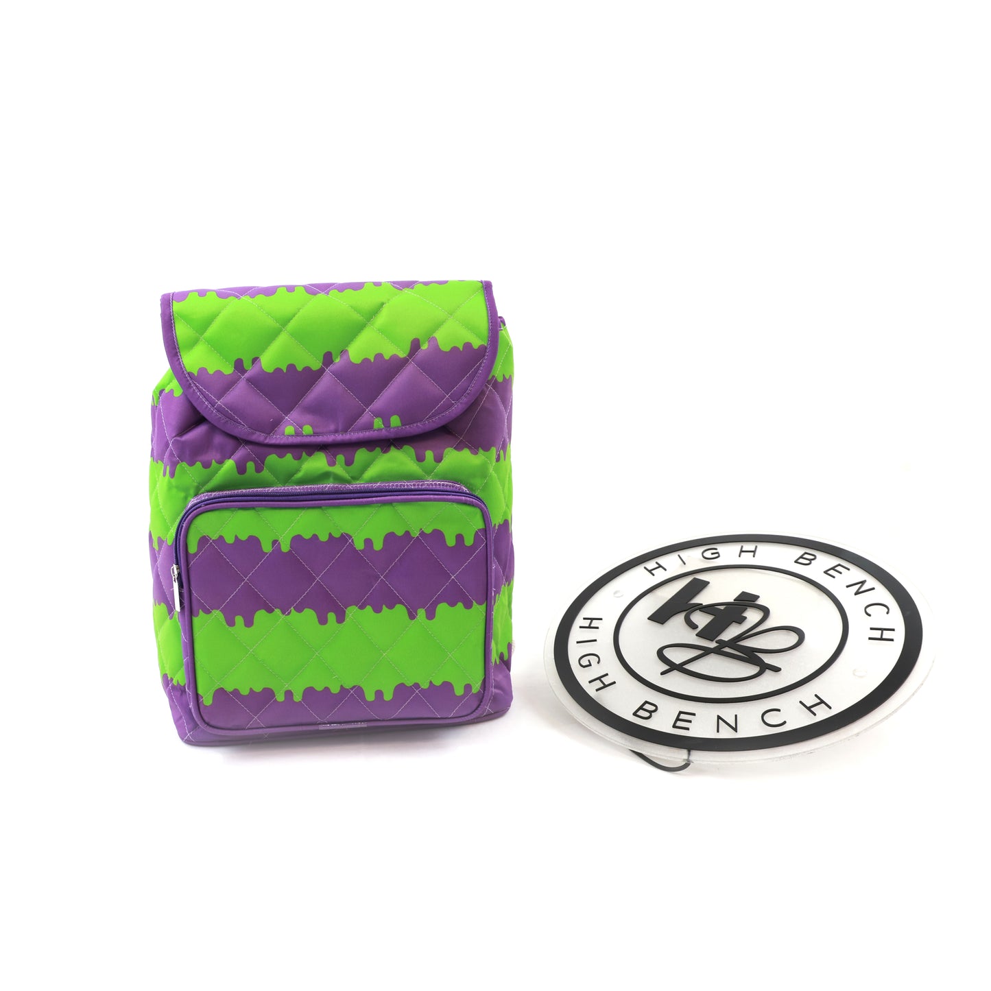 Purple & Green Drawstring
