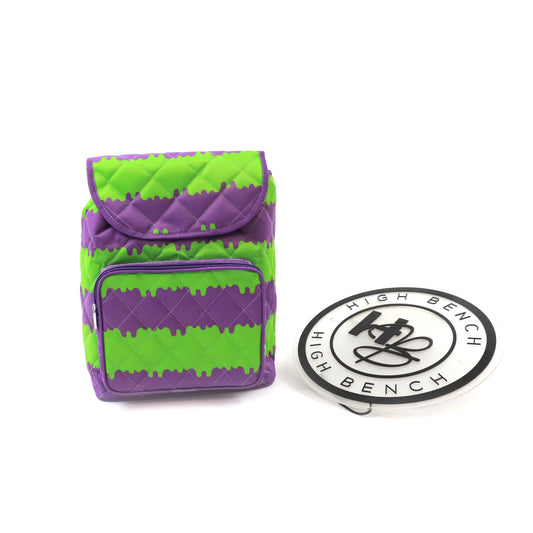 Purple & Green Drawstring