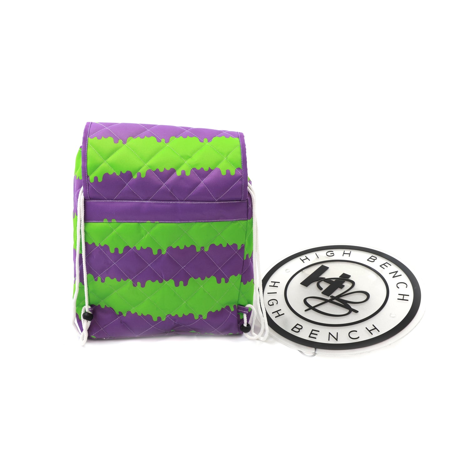Purple & Green Drawstring