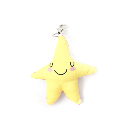 Yellow Star Keychain