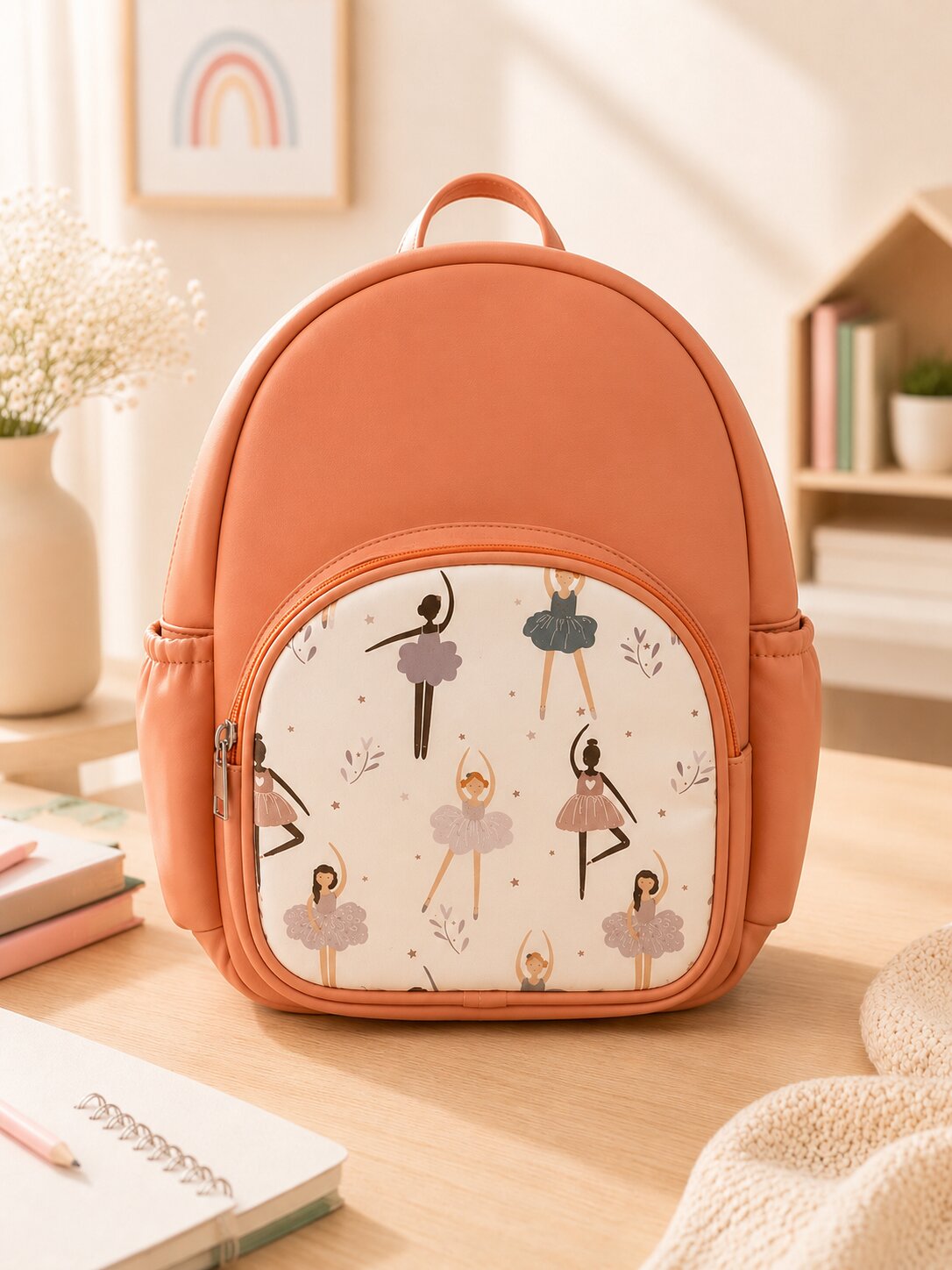 Peach Alsa School Bag