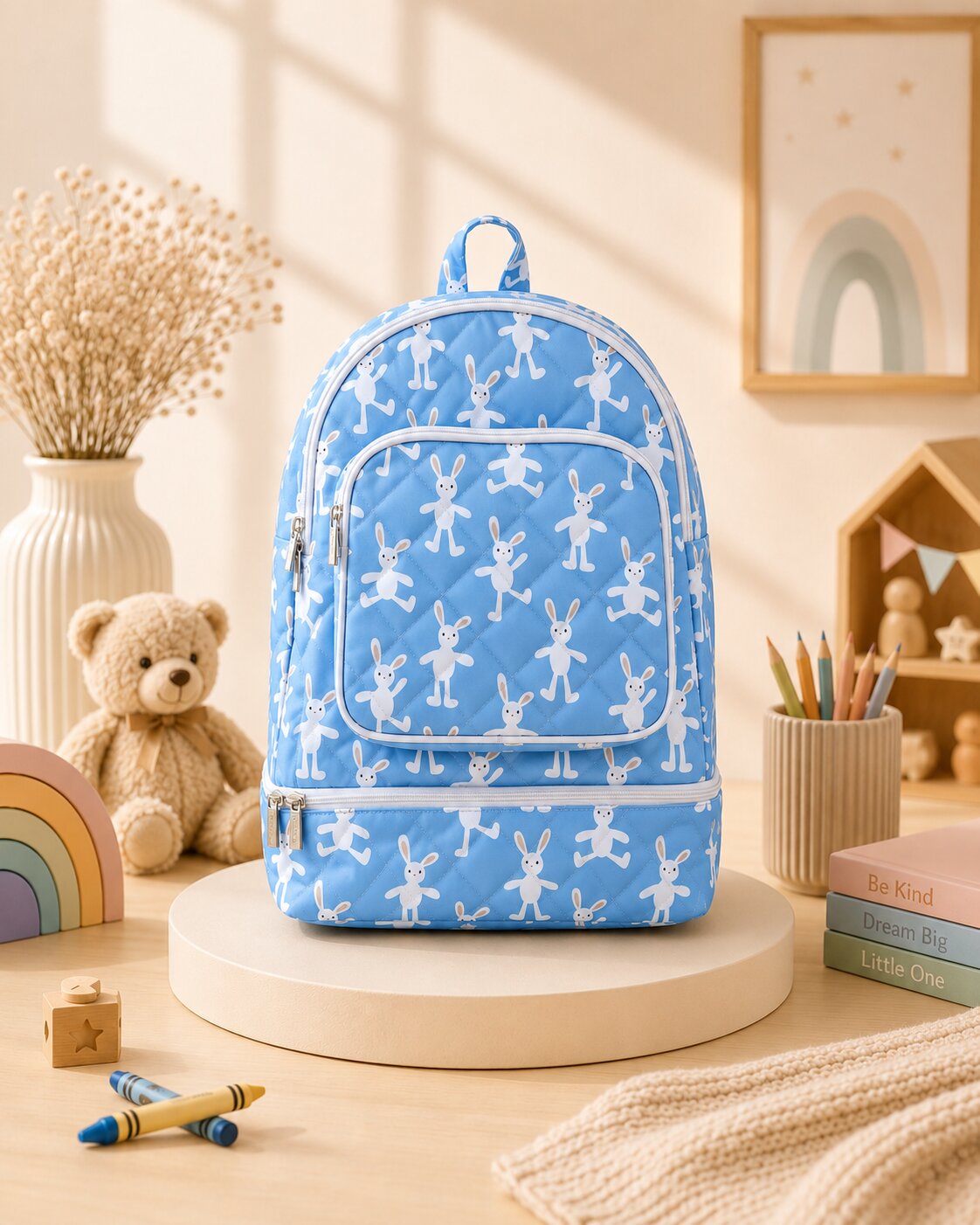 Jumping bunny School bag