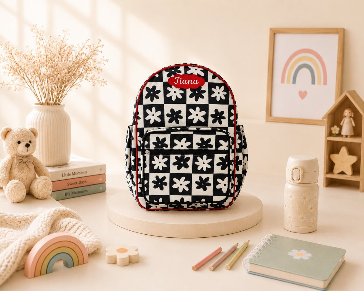 Retro Daisy School Bag