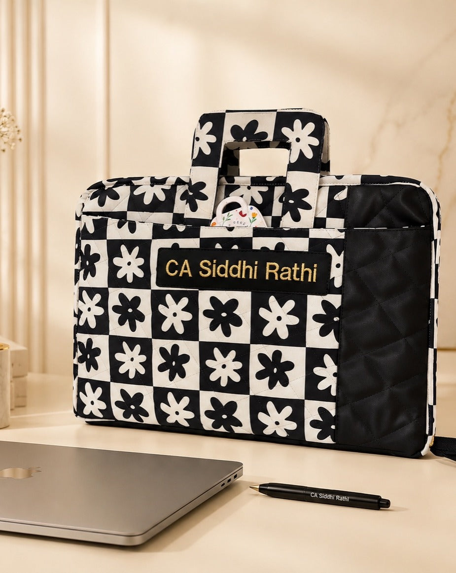 Personalised Laptop Sleeve Bag Set