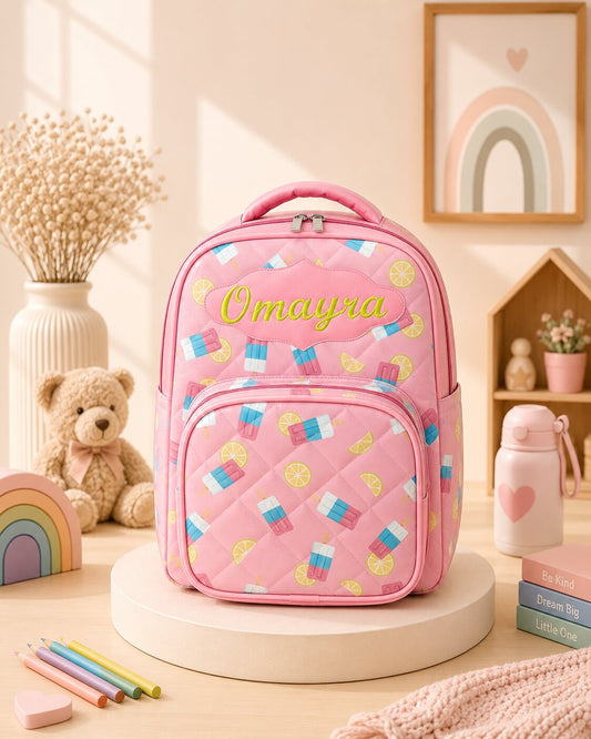 Icecream lemon School bag