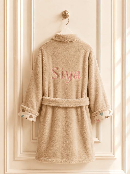 Personalised Kids All Heart Bathrobe