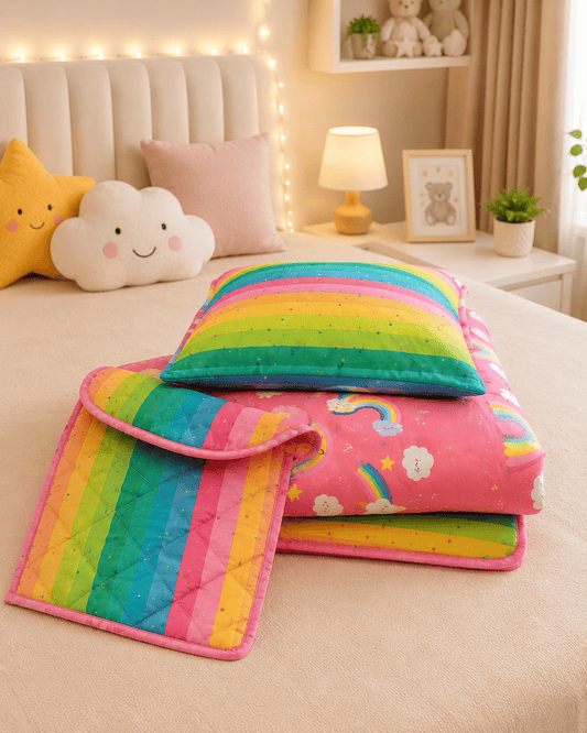 Premium Baby Pink Star Planet Comforter & Quilt