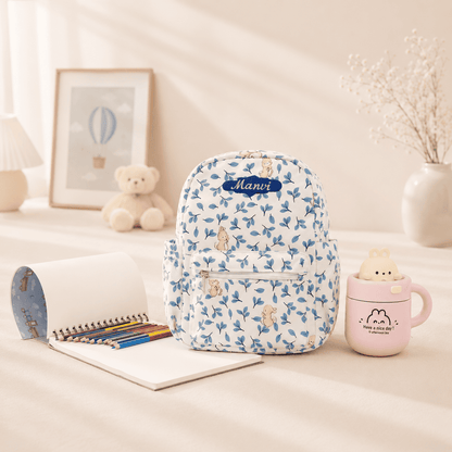 Personalised Bunny Leaves School Essential Kit