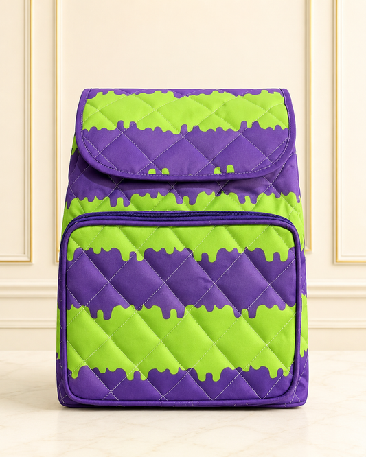 Personalised Neon Melt Drawstring Backpack