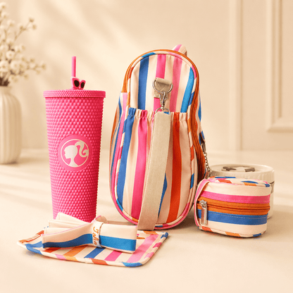 Colorful strips kids Lunch Bag