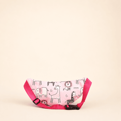 Personalized Pink Jungle Planet Fanny Bag
