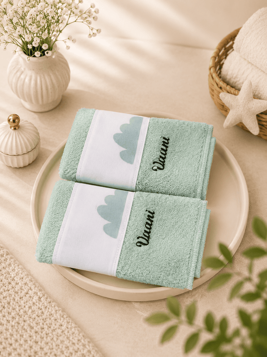 Personalised kids Jungle Friends Bath Set