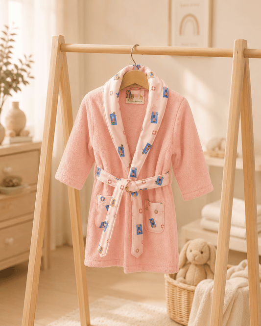 Personalised Kids Beach Club Bathrobe