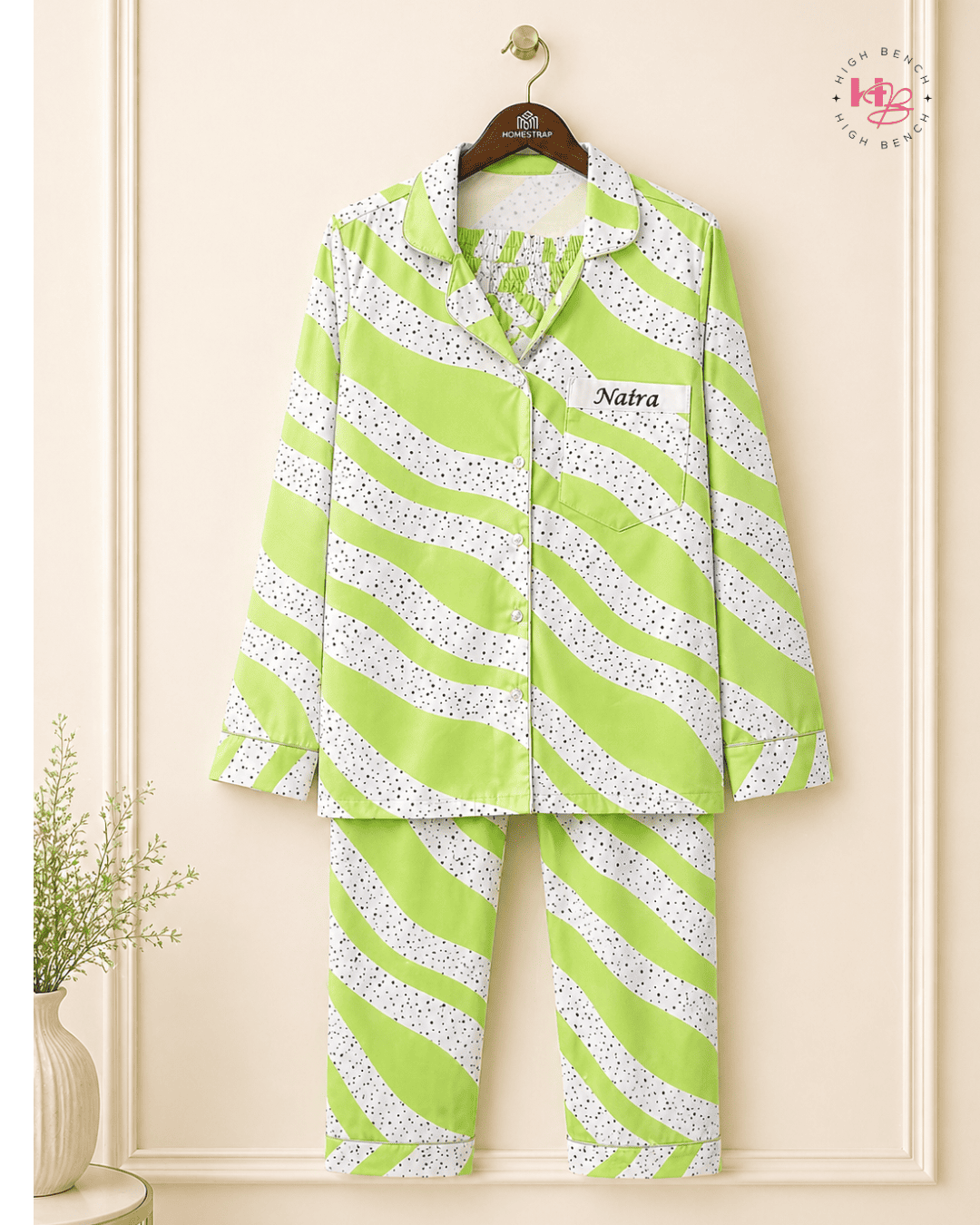 Personalised Wavy Dots Sleepover Kit