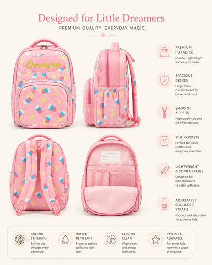Icecream lemon School bag