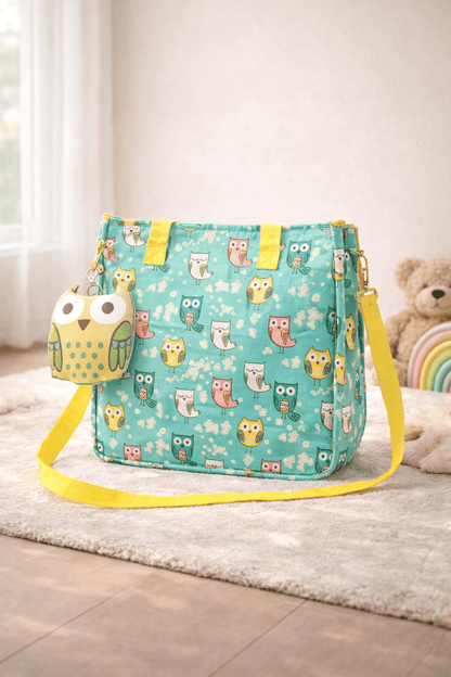 Personalised Kids Owl Tote Bag