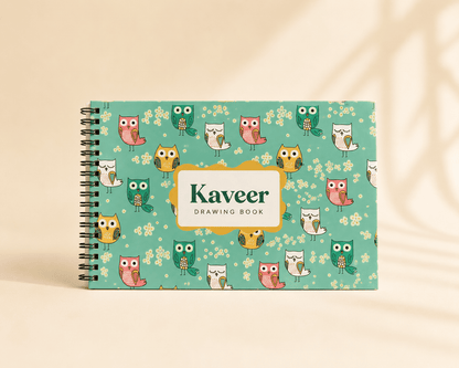 Personalised Owl & Daisy Art and Craft Hamper