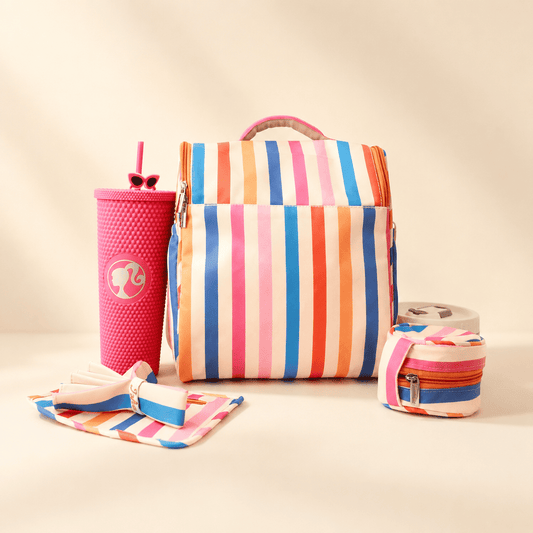 Colorful strips kids Lunch Bag