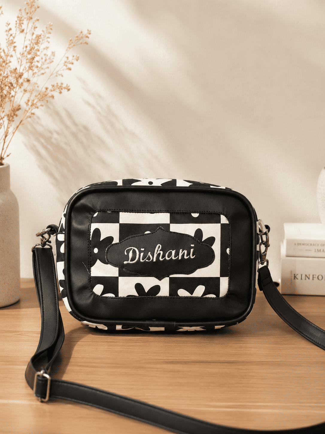 Personalised Kids Retro Daisy bag Sling Bag