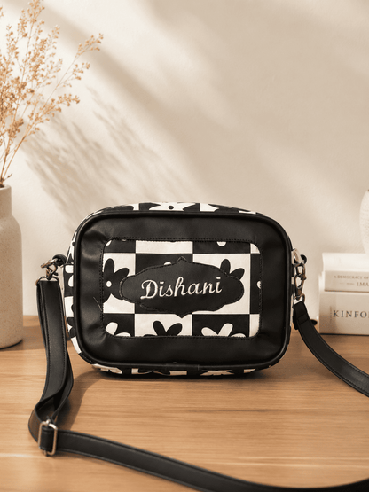Personalised Kids Retro Daisy bag Sling Bag