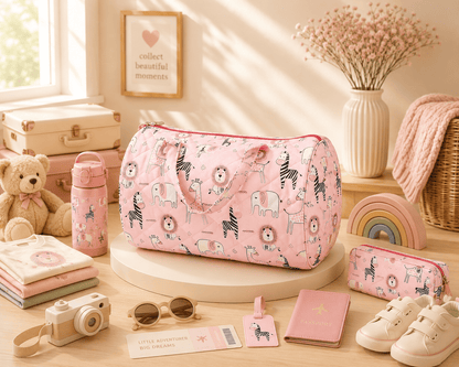 Pink Jungle Duffle Bag