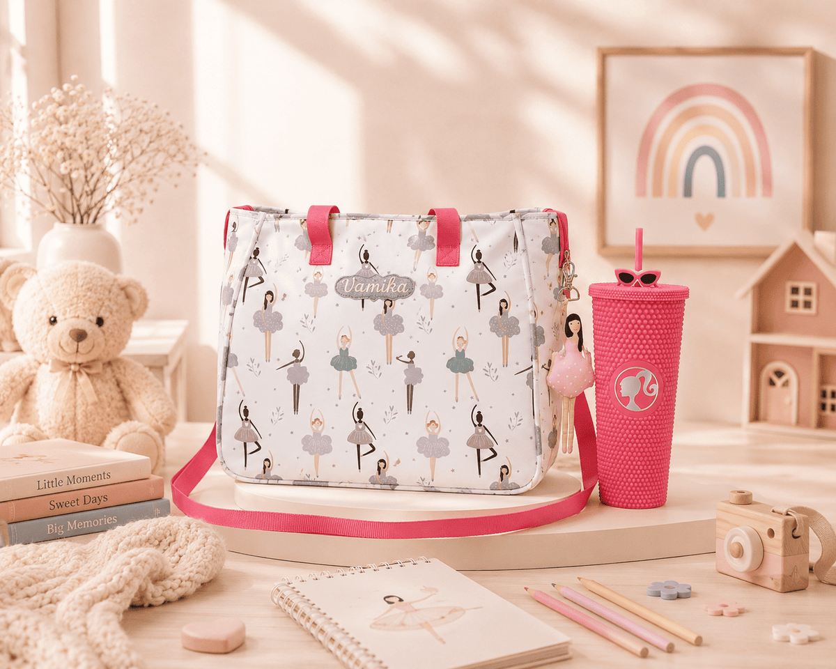 Personalised Kids Dancing Alsa Tote Bag