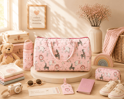 Pink Jungle Duffle Bag